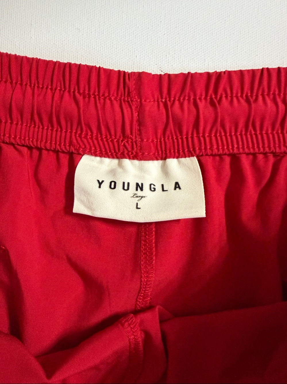 YoungLa red shorts . Excellent cond. Size. Large - Picture 5 of 8
